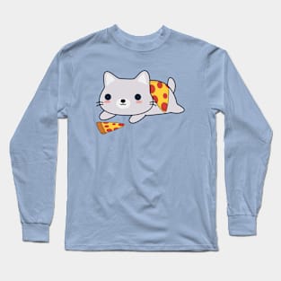 Cute Pizza Cat Long Sleeve T-Shirt